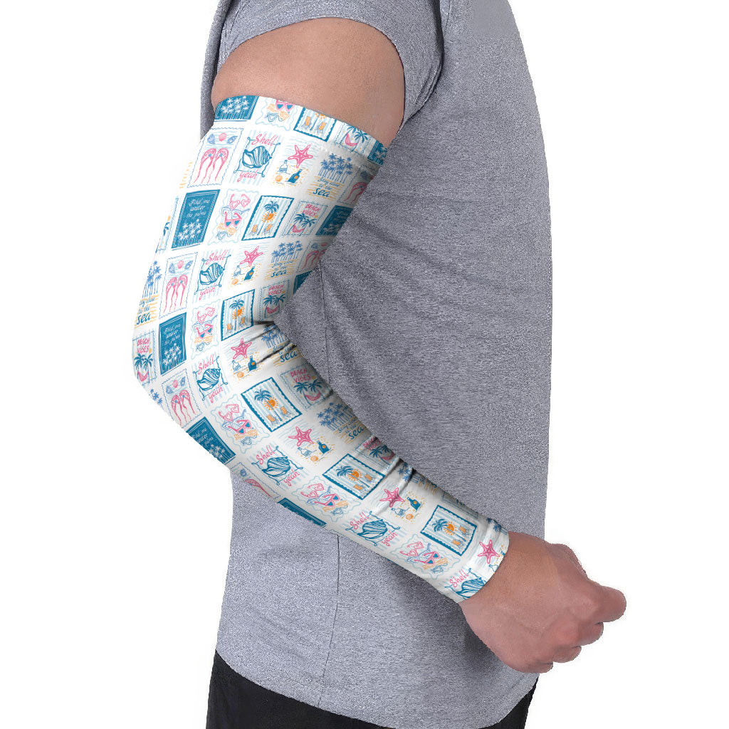 Hawaii Coastal Summer Postcard Arm Sleeves LT01 - Polynesian Pride