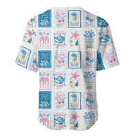 Hawaii Coastal Summer Postcard Baseball Jersey LT01 - Polynesian Pride