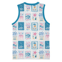 Hawaii Coastal Summer Postcard Basketball Jersey LT01 - Polynesian Pride