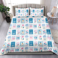 Hawaii Coastal Summer Postcard Bedding Set LT01 - Polynesian Pride