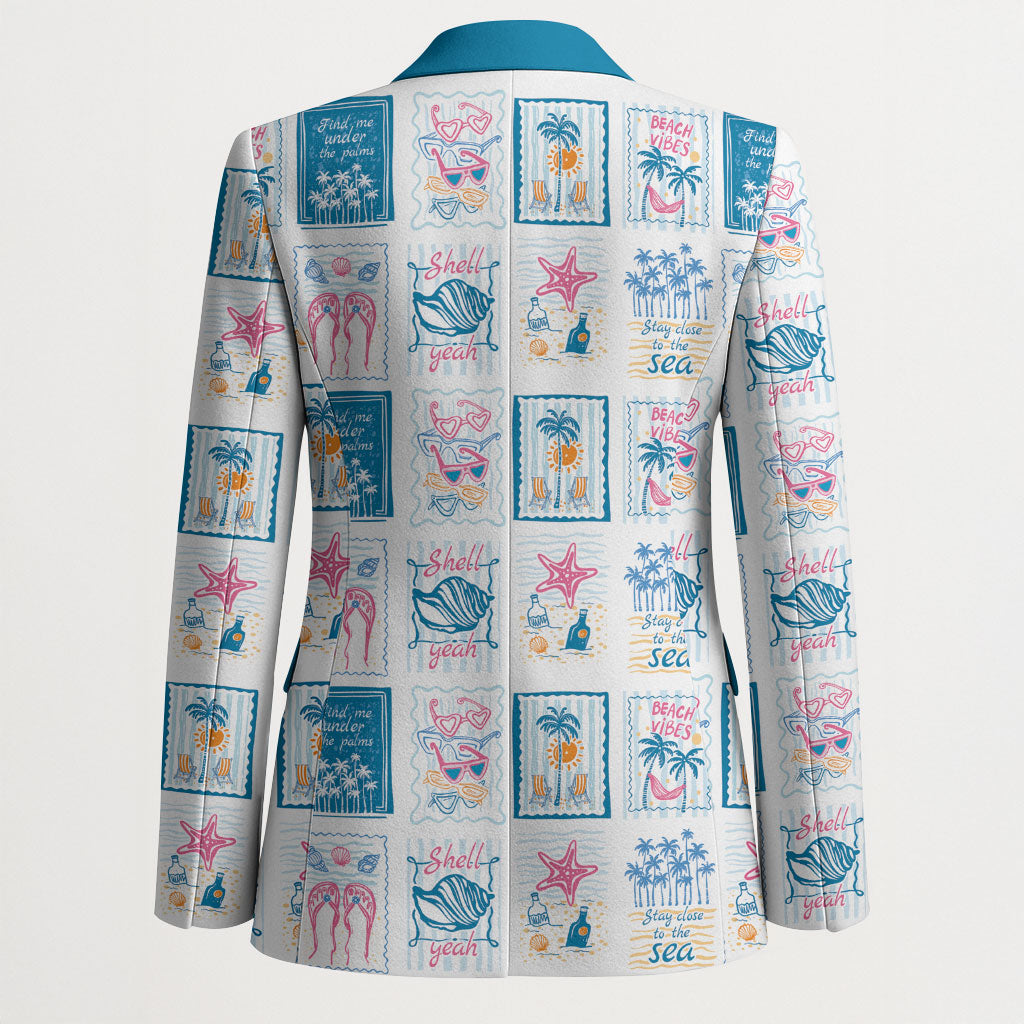 Hawaii Coastal Summer Postcard Blazer LT01 - Polynesian Pride