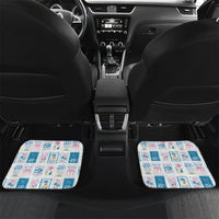 Hawaii Coastal Summer Postcard Car Mats LT01 Set 2pcs - Back Multicolor - Polynesian Pride