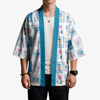 Hawaii Coastal Summer Postcard Kimono LT01 - Polynesian Pride