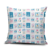 Hawaii Coastal Summer Postcard Pillow Cover LT01 Multicolor - Polynesian Pride