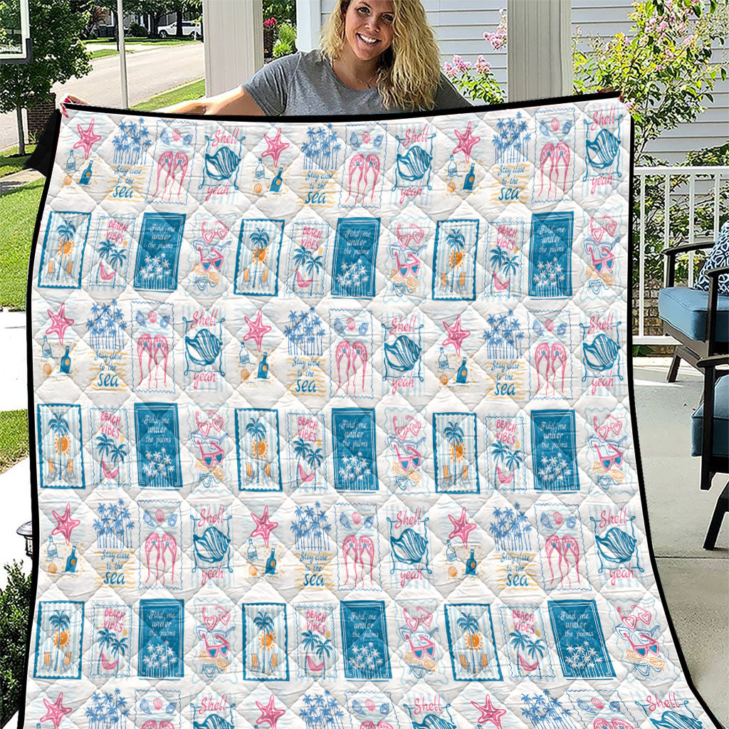 Hawaii Coastal Summer Postcard Quilt LT01 Multicolor - Polynesian Pride