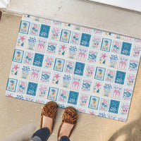 Hawaii Coastal Summer Postcard Rubber Doormat LT01 - Polynesian Pride