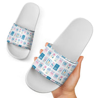 Hawaii Coastal Summer Postcard Slide Sandals LT01 - Polynesian Pride
