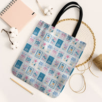 Hawaii Coastal Summer Postcard Tote Bag LT01 Black Strap One Size Multicolor - Polynesian Pride