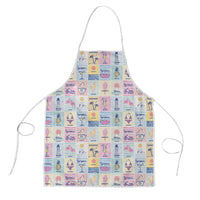 Aloha Summer Posters Grunge Textures Apron LT01 Multicolor - Polynesian Pride