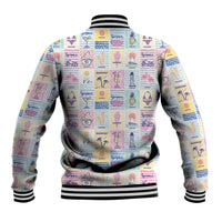 Aloha Summer Posters Grunge Textures Baseball Jacket LT01 - Polynesian Pride