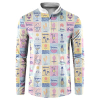 Aloha Summer Posters Grunge Textures Button Sweatshirt LT01 Multicolor - Polynesian Pride