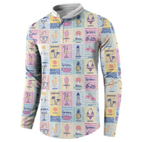 Aloha Summer Posters Grunge Textures Button Sweatshirt LT01 - Polynesian Pride
