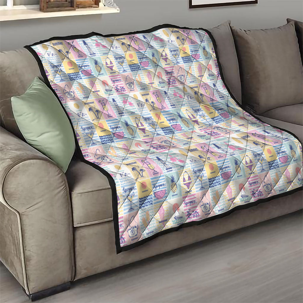 Aloha Summer Posters Grunge Textures Quilt LT01 - Polynesian Pride