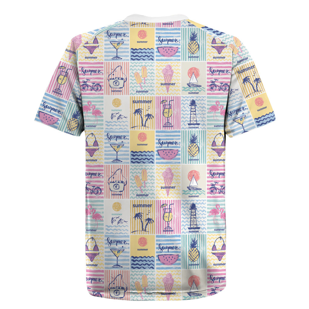Aloha Summer Posters Grunge Textures Rugby Jersey LT01 - Polynesian Pride