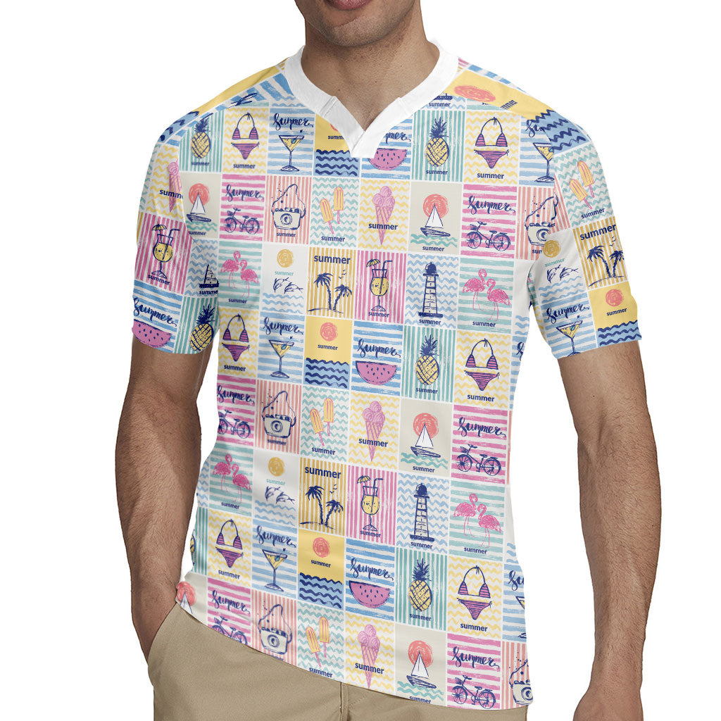 Aloha Summer Posters Grunge Textures Rugby Jersey LT01 - Polynesian Pride