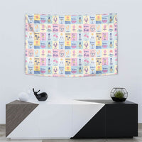 Aloha Summer Posters Grunge Textures Tapestry LT01 - Polynesian Pride