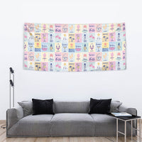 Aloha Summer Posters Grunge Textures Tapestry LT01 - Polynesian Pride