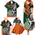 New Zealand and Ireland Rugby Family Matching Summer Maxi Dress and Hawaiian Shirt Silver Fern With Shamrock 2023 World Cup LT01 - Polynesian Pride