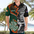 New Zealand and Ireland Rugby Hawaiian Shirt Silver Fern With Shamrock 2023 World Cup LT01 - Polynesian Pride