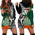 New Zealand and Ireland Rugby Hoodie Dress Silver Fern With Shamrock 2023 World Cup LT01 - Polynesian Pride