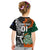 New Zealand and Ireland Rugby Kid T Shirt Silver Fern With Shamrock 2023 World Cup LT01 - Polynesian Pride