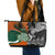 New Zealand and Ireland Rugby Leather Tote Bag Silver Fern With Shamrock 2023 World Cup LT01 - Polynesian Pride