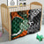 New Zealand and Ireland Rugby Quilt Silver Fern With Shamrock 2023 World Cup LT01 - Polynesian Pride