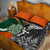 New Zealand and Ireland Rugby Quilt Bed Set Silver Fern With Shamrock 2023 World Cup LT01 - Polynesian Pride