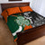 New Zealand and Ireland Rugby Quilt Bed Set Silver Fern With Shamrock 2023 World Cup LT01 - Polynesian Pride