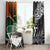 New Zealand and Ireland Rugby Window Curtain Silver Fern With Shamrock 2023 World Cup LT01 - Polynesian Pride