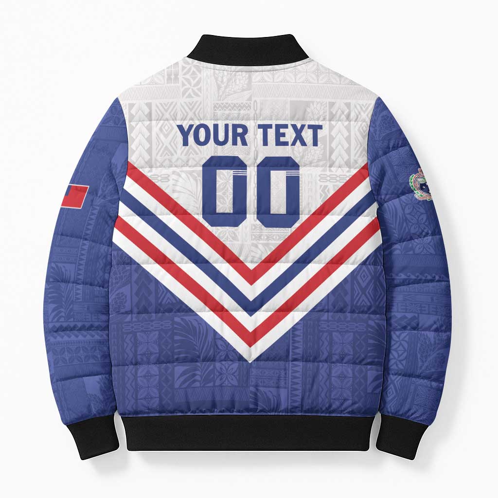 Custom Toa Samoa Rugby Bomber Puffer Jacket 1992-1993 Special Edition LT01 - Polynesian Pride
