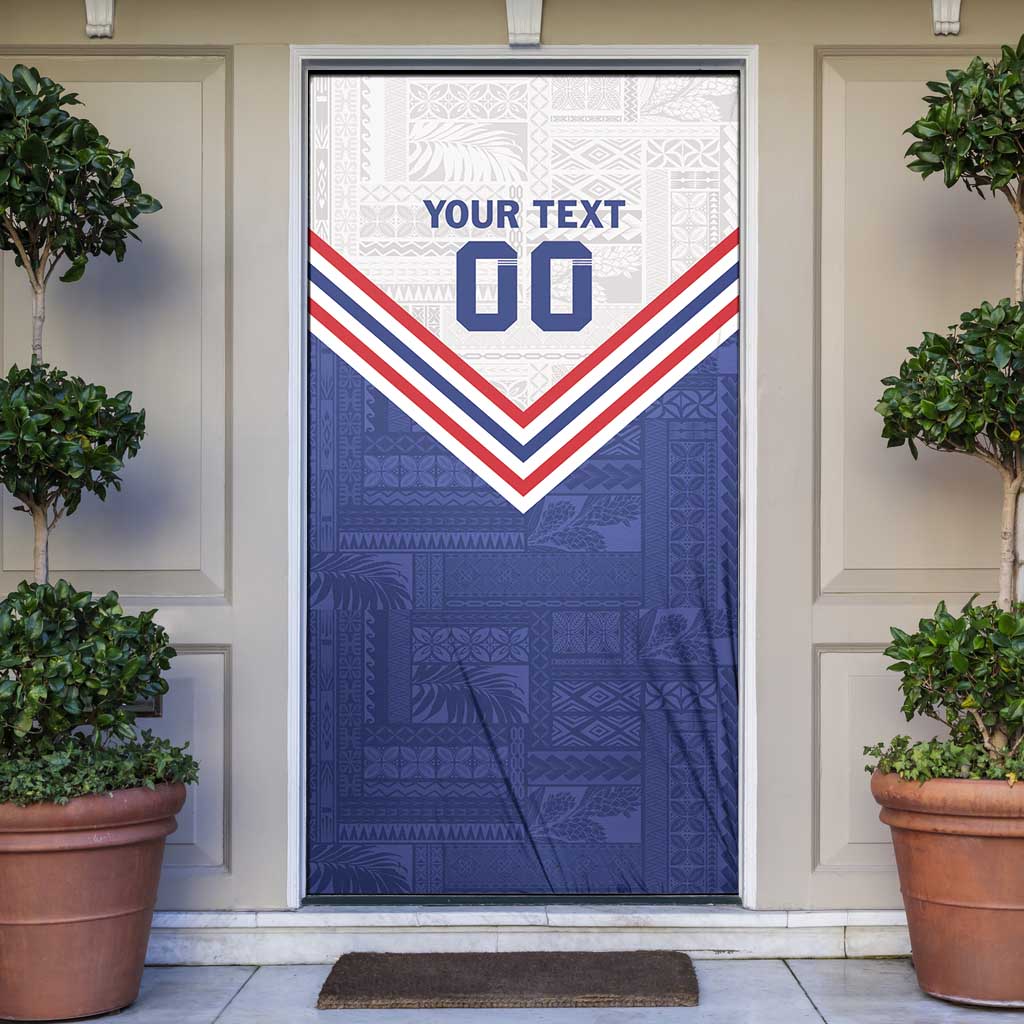 Custom Toa Samoa Rugby Door Cover 1992-1993 Special Edition LT01 Blue - Polynesian Pride