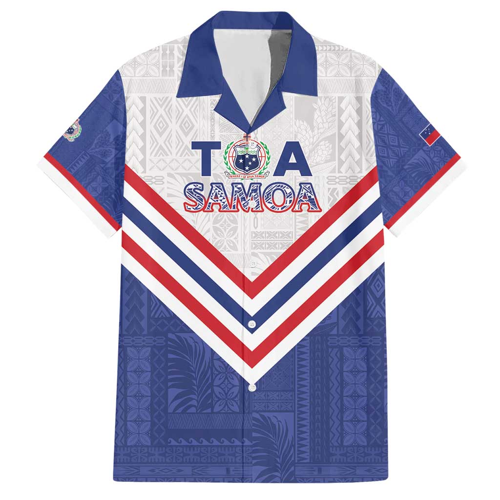 Custom Toa Samoa Rugby Hawaiian Shirt 1992-1993 Special Edition LT01 Blue - Polynesian Pride