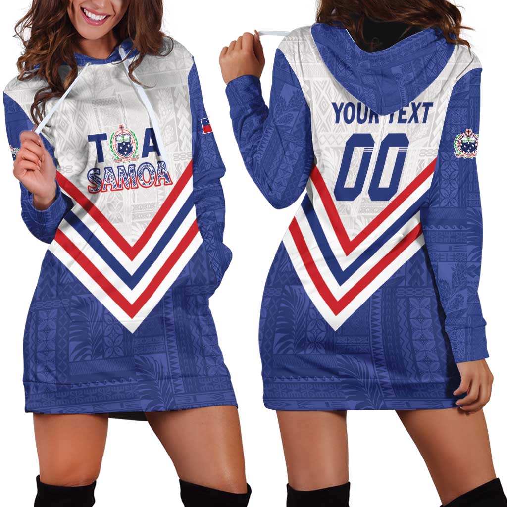 Custom Toa Samoa Rugby Hoodie Dress 1992-1993 Special Edition LT01 - Polynesian Pride