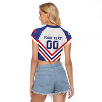 Custom Toa Samoa Rugby Raglan Cropped T Shirt 1992-1993 Special Edition LT01 - Polynesian Pride
