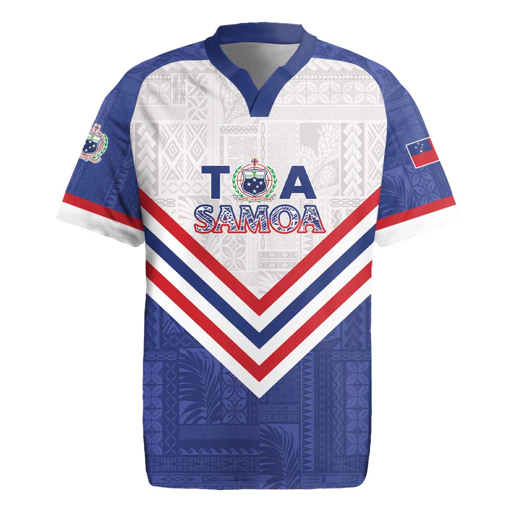 Custom Toa Samoa Rugby Rugby Jersey 1992-1993 Special Edition LT01 Blue - Polynesian Pride