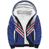 Custom Toa Samoa Rugby Sherpa Hoodie 1992-1993 Special Edition LT01 Unisex Blue - Polynesian Pride