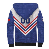 Custom Toa Samoa Rugby Sherpa Hoodie 1992-1993 Special Edition LT01 - Polynesian Pride