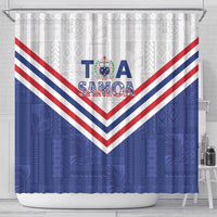 Toa Samoa Rugby Shower Curtain 1992-1993 Special Edition LT01 - Polynesian Pride
