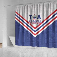 Toa Samoa Rugby Shower Curtain 1992-1993 Special Edition LT01 - Polynesian Pride