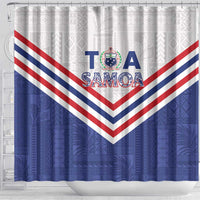 Toa Samoa Rugby Shower Curtain 1992-1993 Special Edition LT01 - Polynesian Pride