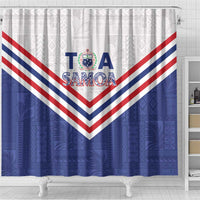 Toa Samoa Rugby Shower Curtain 1992-1993 Special Edition LT01 - Polynesian Pride