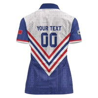 Custom Toa Samoa Rugby Women Polo Shirt 1992-1993 Special Edition LT01 - Polynesian Pride