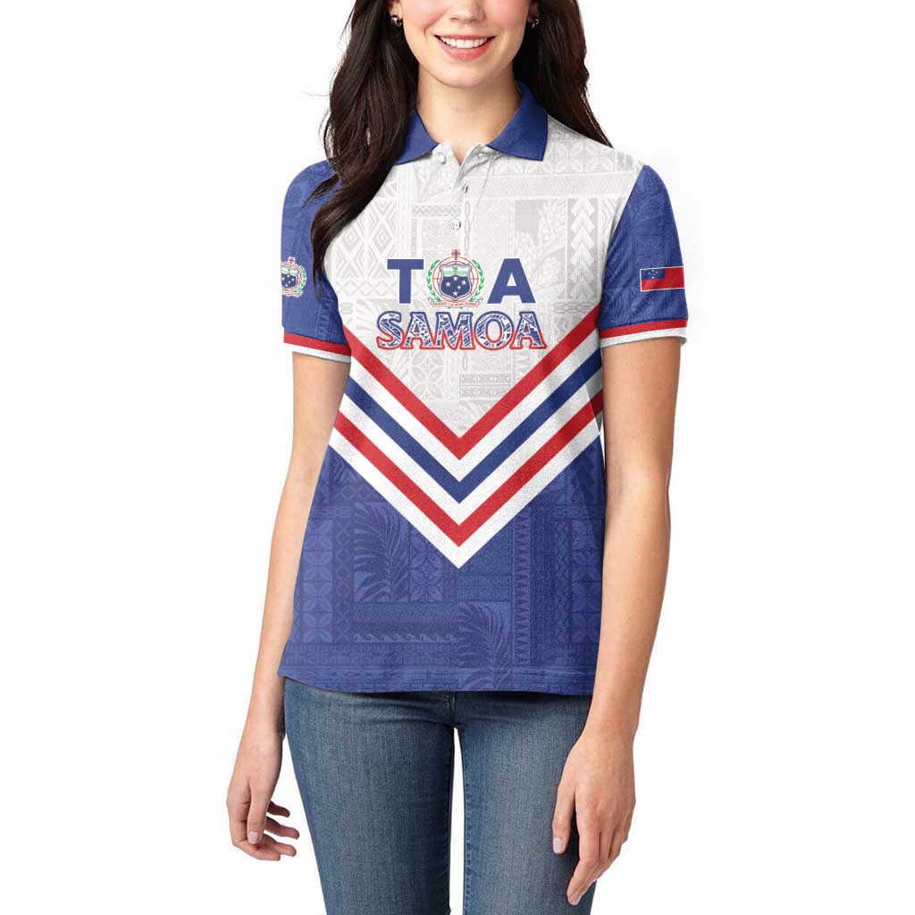 Custom Toa Samoa Rugby Women Polo Shirt 1992-1993 Special Edition LT01 - Polynesian Pride