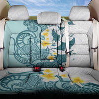 Maori Manta Ray Plumeria Teal Back Car Seat Cover LT01 One Size Teal - Polynesian Pride