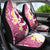 Maori Manta Ray Plumeria Royal Pink Car Seat Cover