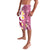 Maori Manta Ray Plumeria Royal Pink Lavalava