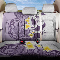 Maori Manta Ray Plumeria Deep Purple Back Car Seat Cover LT01 One Size Purple - Polynesian Pride