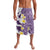 Maori Manta Ray Plumeria Deep Purple Lavalava