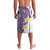 Maori Manta Ray Plumeria Deep Purple Lavalava